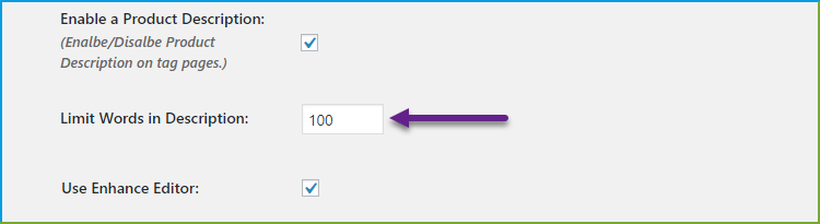WooCommerce Produktbeschreibung - Zeichenbegrenzung